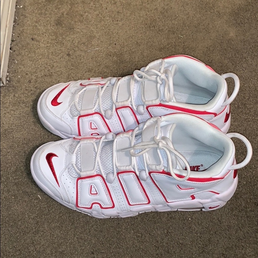 scottie pippen white and red uptempo